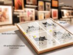 Black Cats Playing Board Games Print
