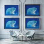 Cat Reading Wall Art