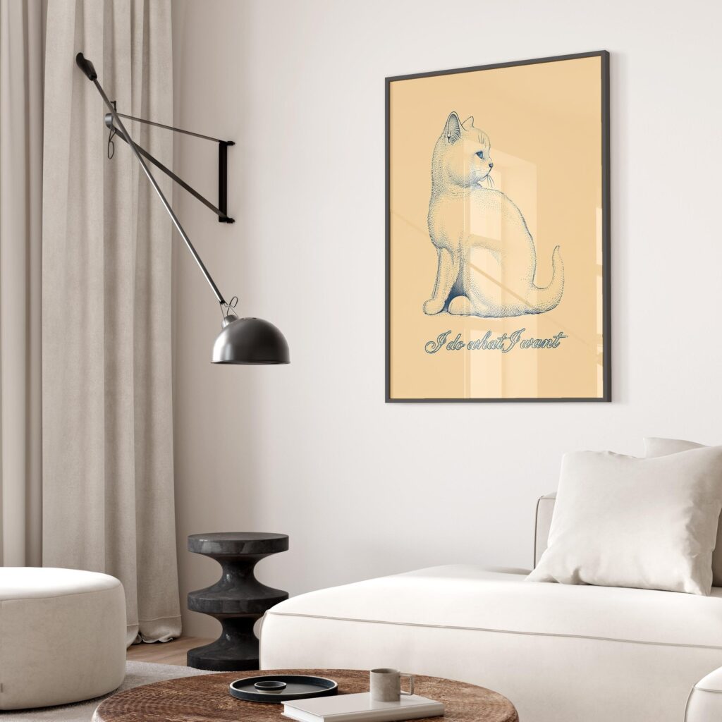 Cat What Want Wall Art
