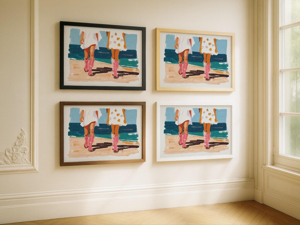 Coastal Cowgirl Print