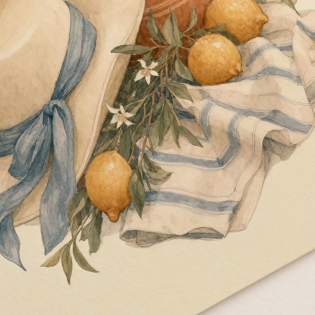Coastal Cowgirl Still Life Print