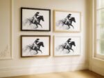 Cowboy and Horse Poster
