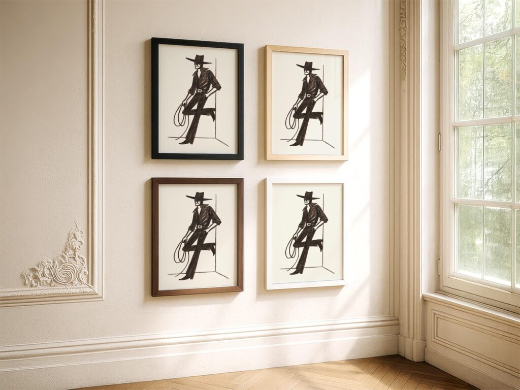Cowboy Western Print