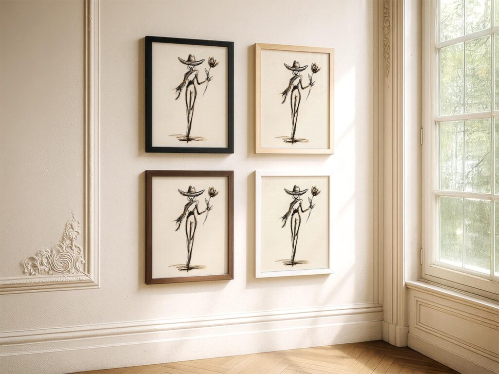 Cowgirl Flower Print