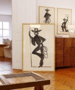 Cowgirl Wall Art Set