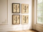 Cowgirl Western Ink Wall Art