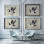 Flying Indian Runner Duck Art Print