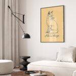 Fox I Know Things Vintage Ink Illustration Art Print