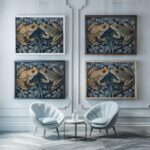 Frogs Botanical Print