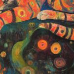 Gustav Klimt Tiger Print