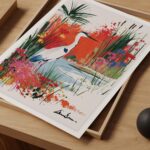 Heron Print