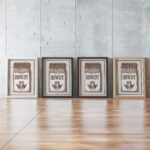 Howdy Yall Western Matchbox Art Print Set