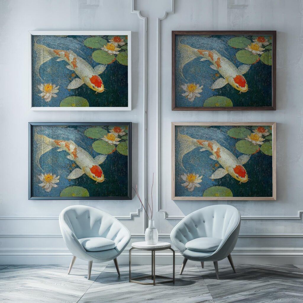 Koi Fish Wall Art