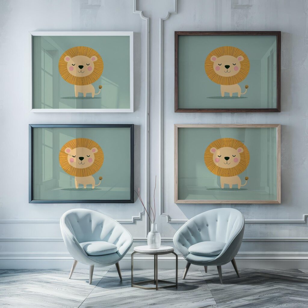 Lion Nursery Print