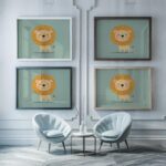 Lion Nursery Print
