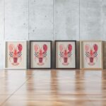 Lobster Set of 2 Prints