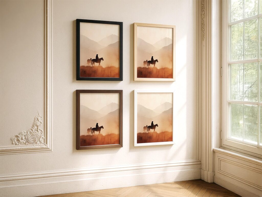 Lone Cowboy Print