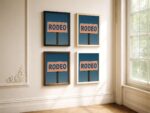 Retro Rodeo Sign Poster