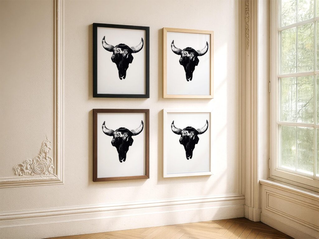 Rodeo Skull Print