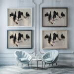 Stag and Deers Nursery Art Print