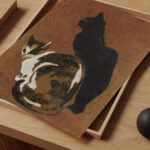 Steinlen Two Cats Print