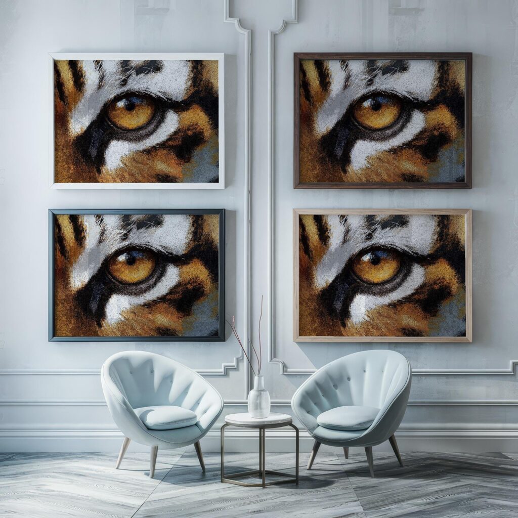 Tiger Eye Close-Up Print