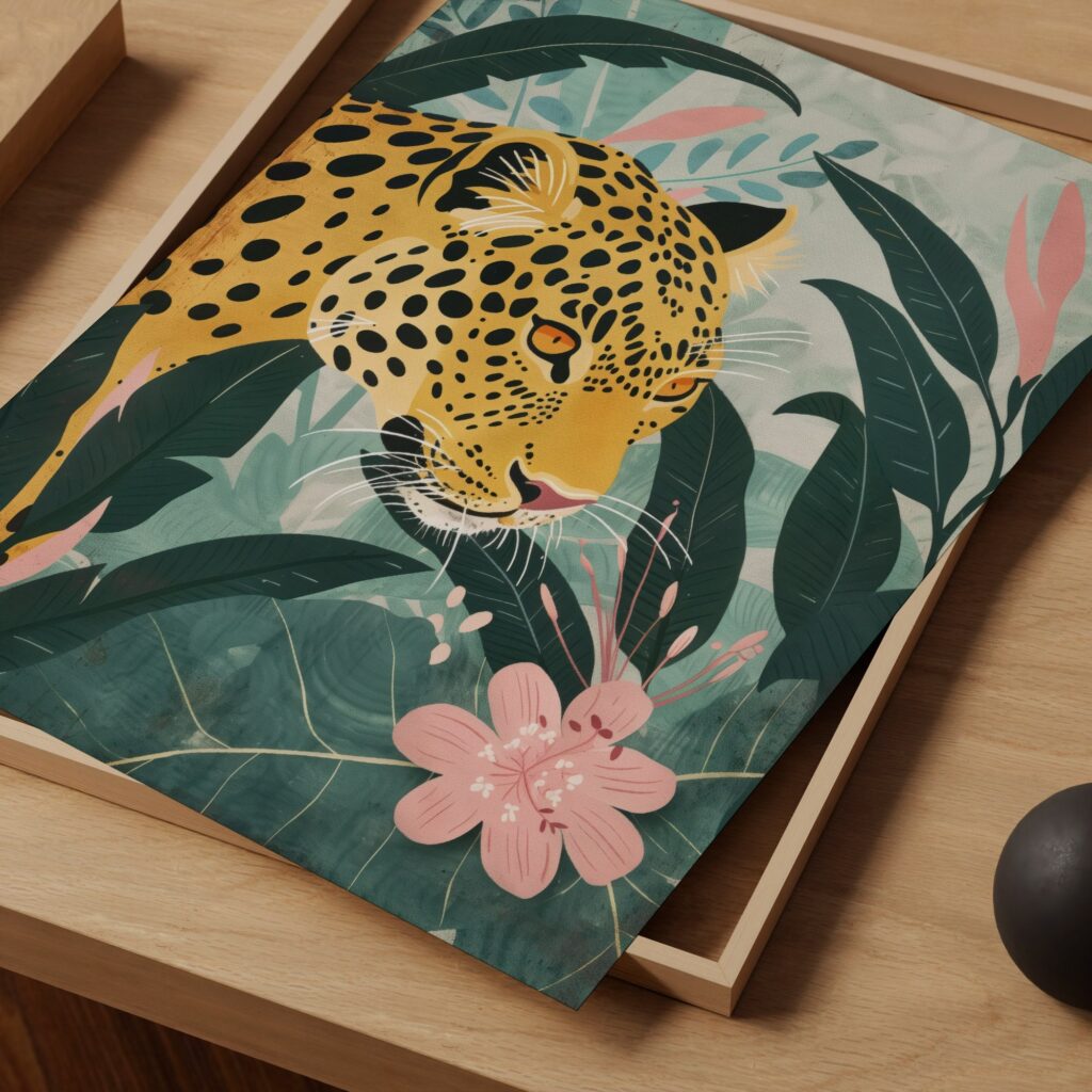 Tropical Leopard Print