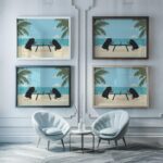 Tropical Pug Print