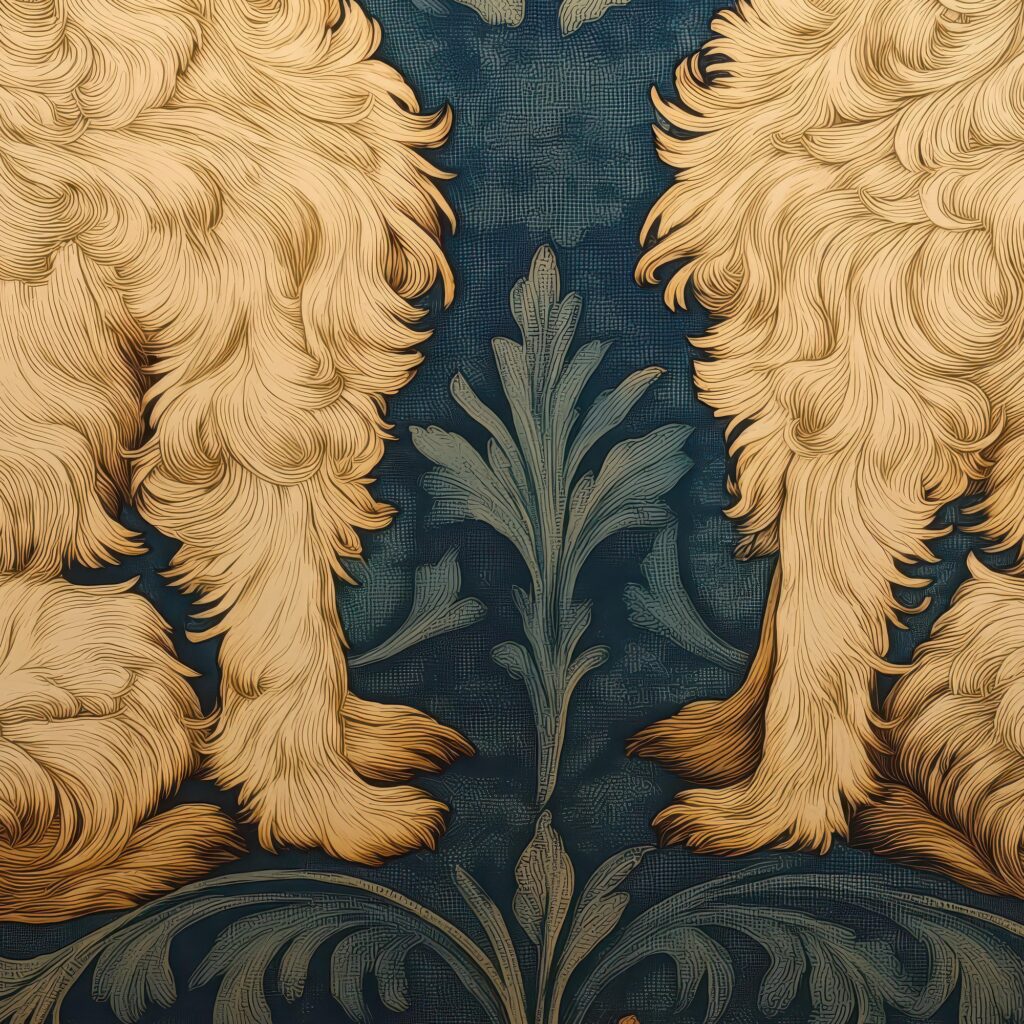 Vintage Dogs Art Print