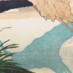 Vintage Flamingo Art Deco Print