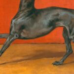 Vintage Greyhound Art Print