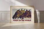 Vintage Horse Racing Print