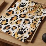 Watercolor Leopard Print Wall Art