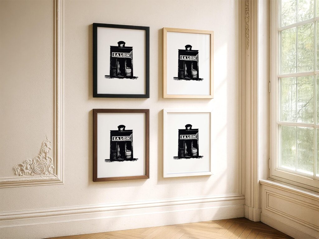 Western Saloon Print