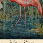 William Morris Bird Print Set Flamingo Heron