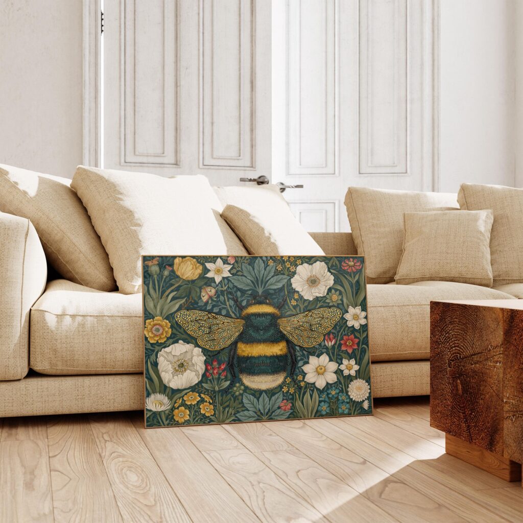 William Morris Bumblebee Print