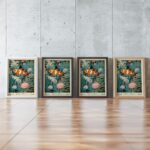 William Morris Clownfish & Turtle Print Set