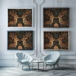 William Morris Deer Floral Print