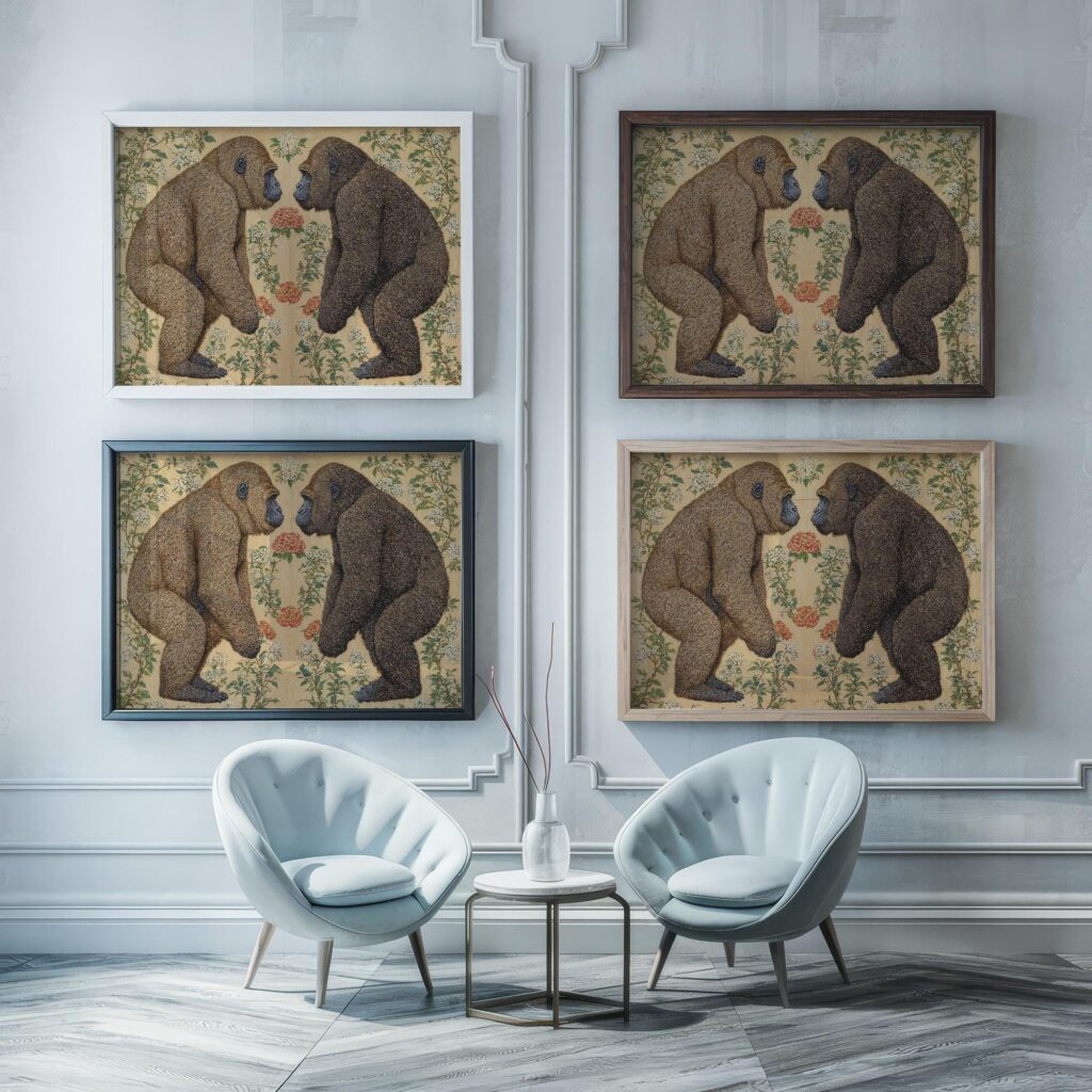 William Morris Gorillas Wall Art
