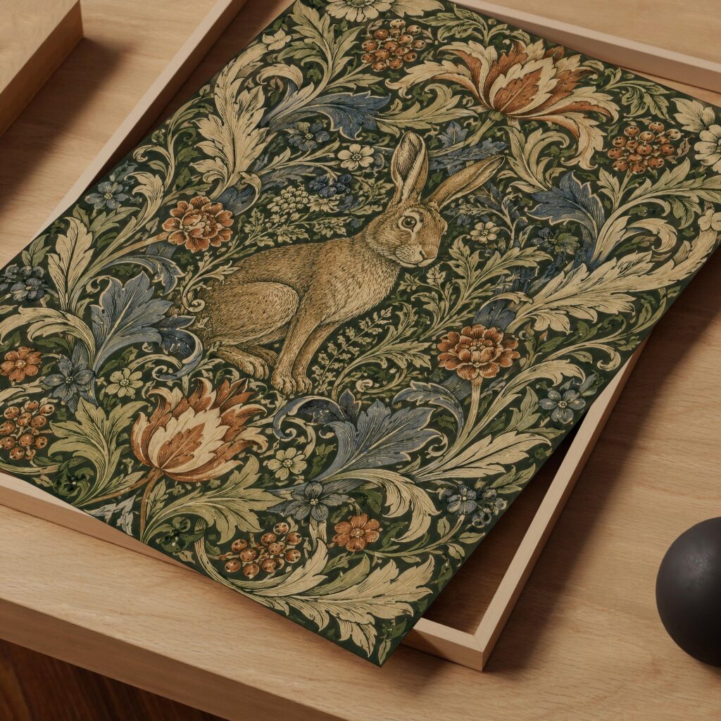 William Morris Hare Print