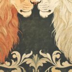 William Morris Lion Art Print
