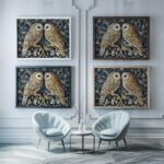 William Morris Owl Art Print