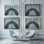 William Morris Peacock Poster