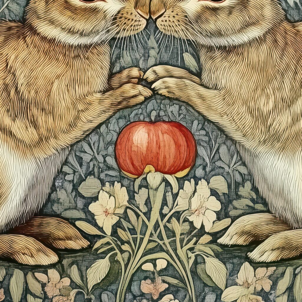 William Morris Rabbit Print