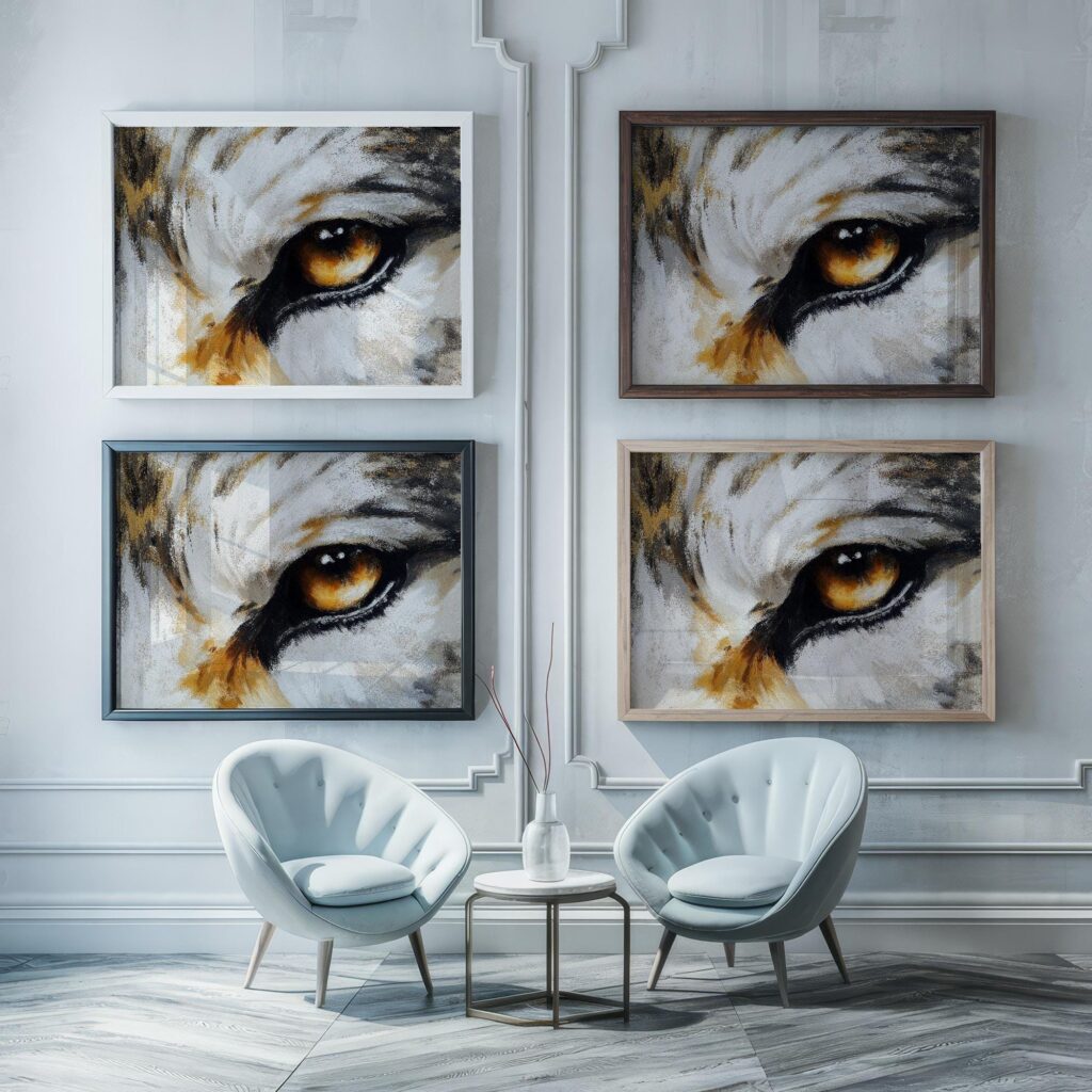 Wolf Eye Painting Print