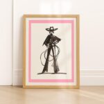 Boho Cowgirl Print