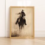 Bucking Bronco Rodeo Poster