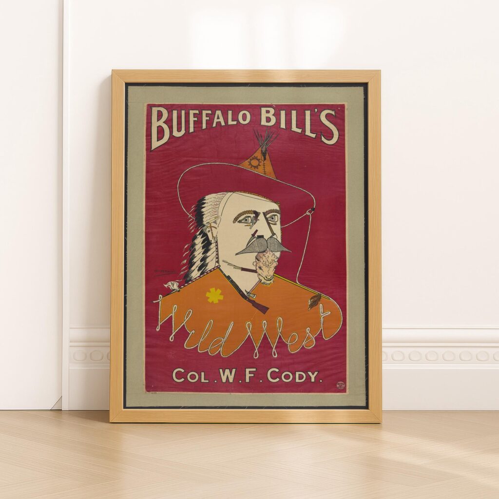 Buffalo Bill Wild West Poster Print