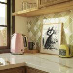 Coffee Scribble Cat Print