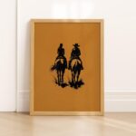 Cowboy And Cowgirl Wall Art